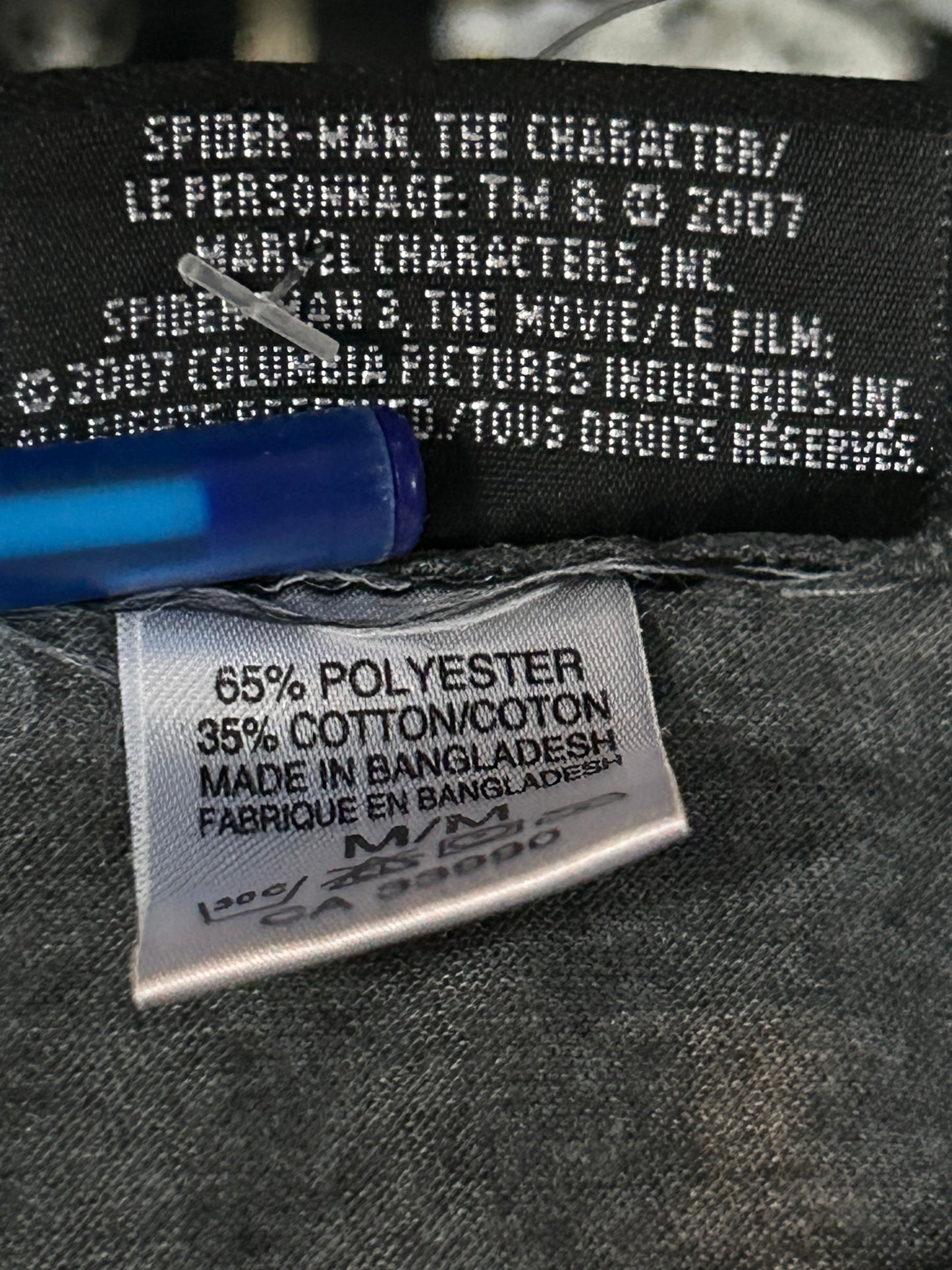 2007 Raimi Symbiote Spider-Man T-Shirt