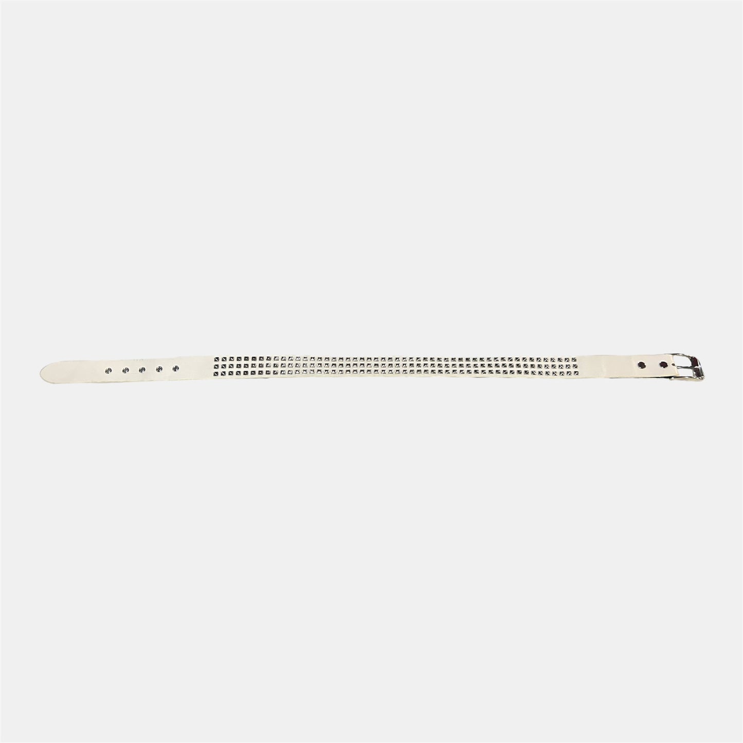 Silver Pyramid Studded Belt