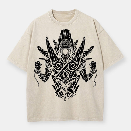 Ten Tails Beast Vintage Oversize T-Shirt