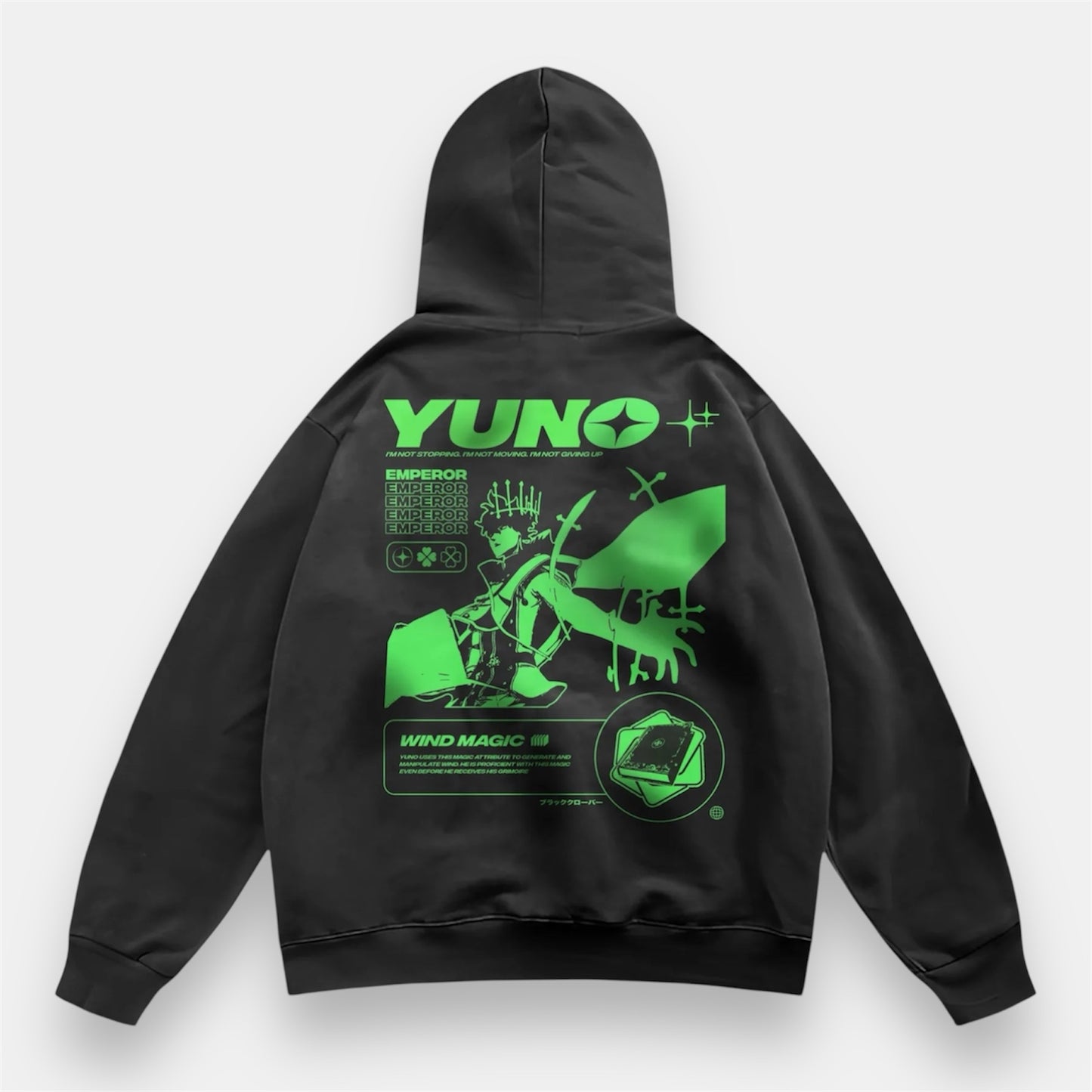 Yuno Wind Magic 2 Sided Retro Hoodie