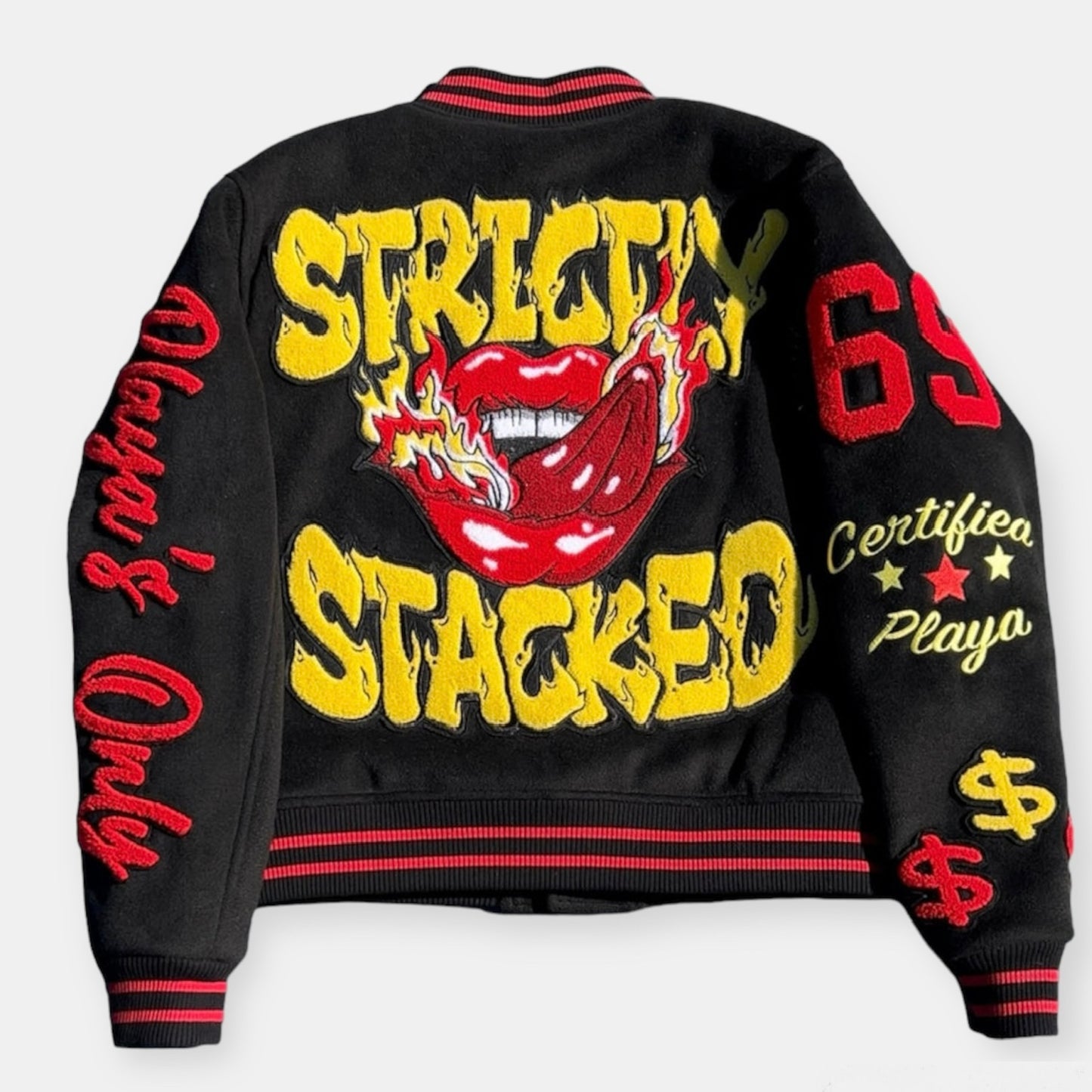 Strickly Stacked MortorSports Jacket