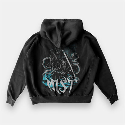 Muichiro Silent Mist 2 Sided Vintage Hoodie