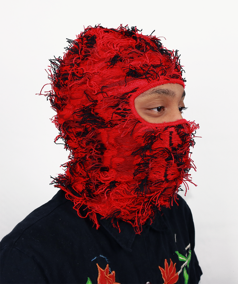 Distressed Balaclava Ski Mask