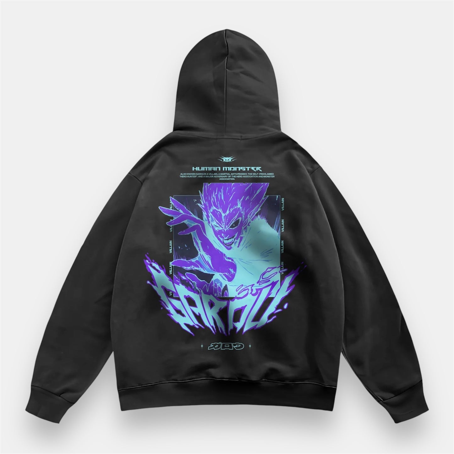 Garou Human Monster 2 Sided Retro Hoodie