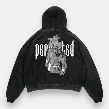 The Perfected Being Son Goku 2 Sided Vintage Hoodie