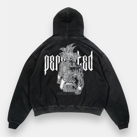 The Perfected Being Son Goku 2 Sided Vintage Hoodie