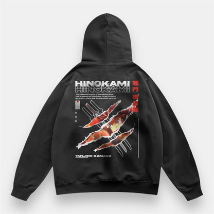 Tanjiro Himokami 2 Sided Retro Hoodie