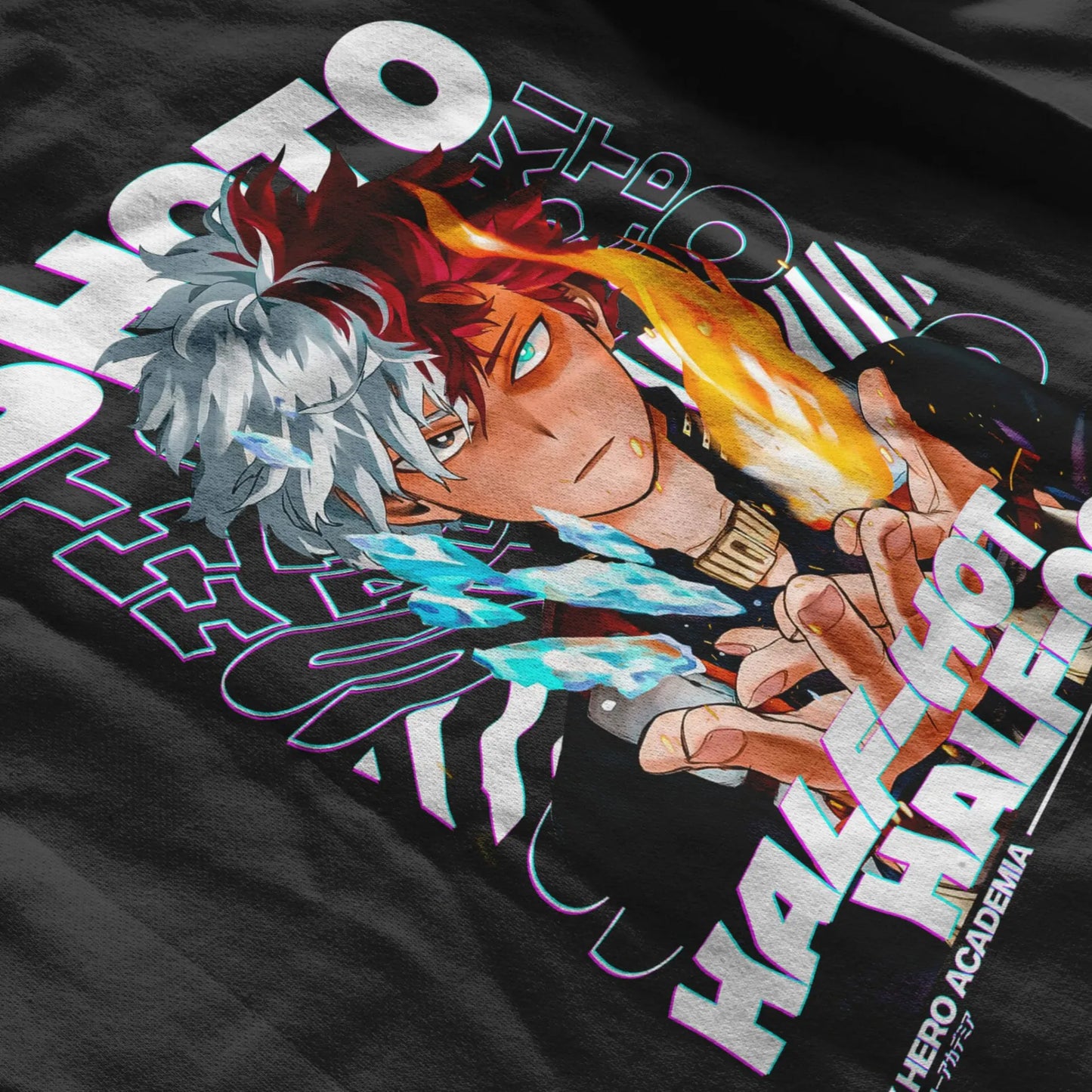 Todoroki’s Cryoflare 2 Sided Retro Hoodie