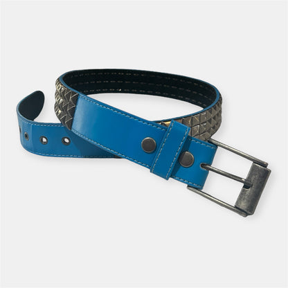 Blueberry Pyramide Studded Belt