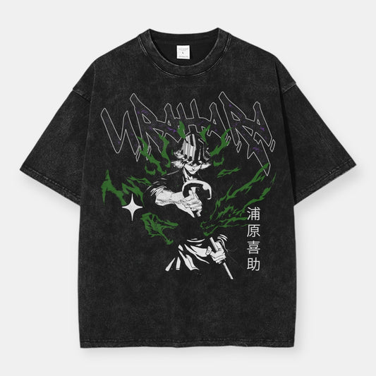 Urahara Blade 2 Sided Vintage Oversize T-Shirt