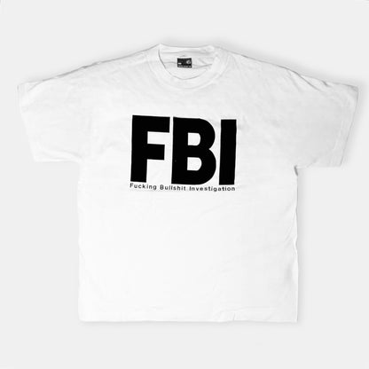 Investigation White T-Shirt