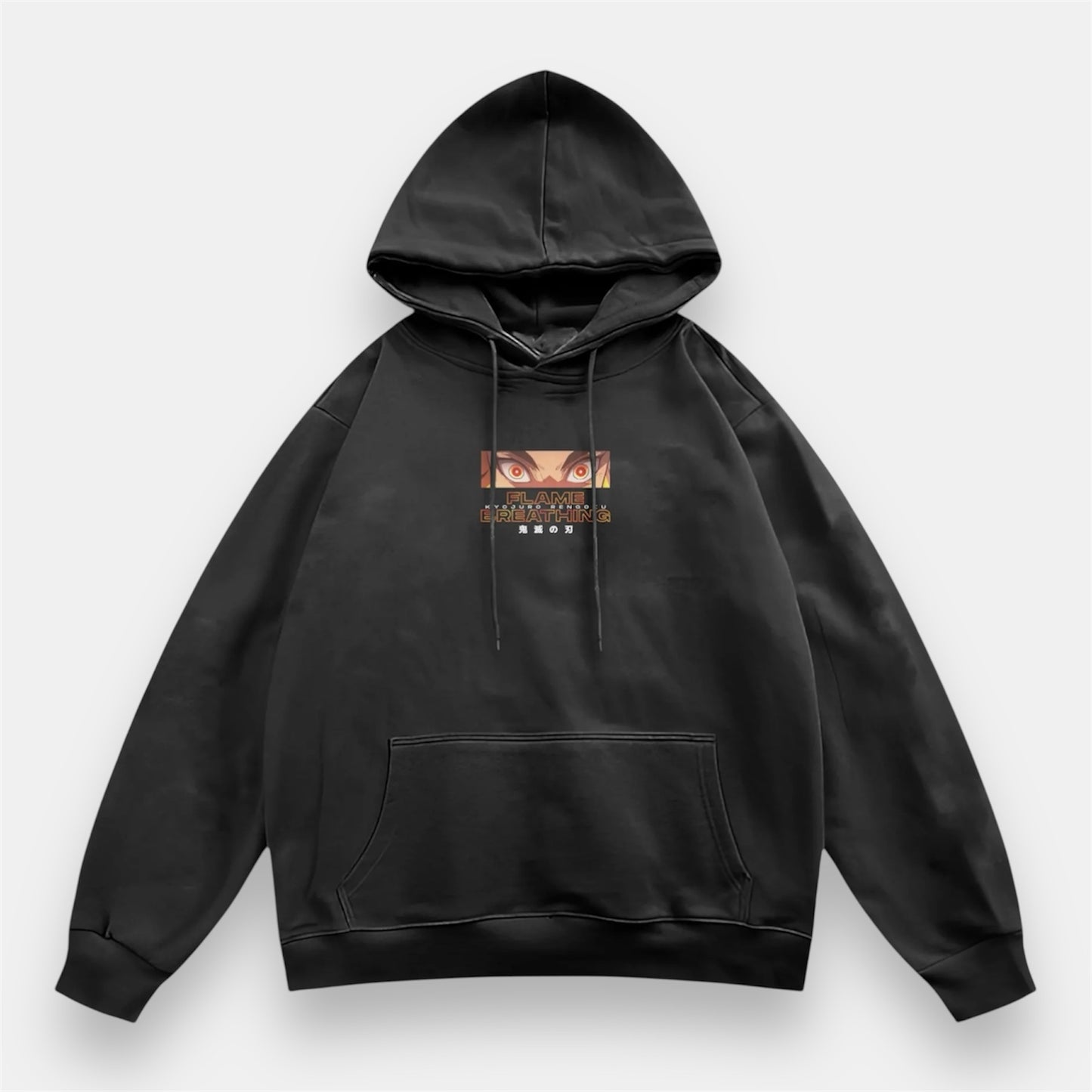 Rengoku Burning Heart 2 Sided Retro Hoodie