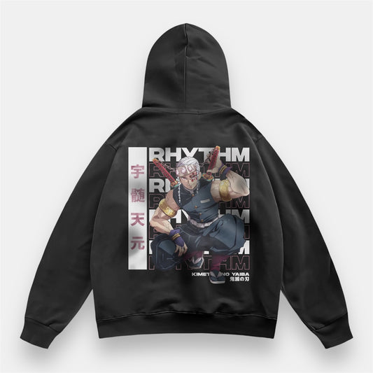 Tengen Rhythm 2 Sided Retro Hoodie