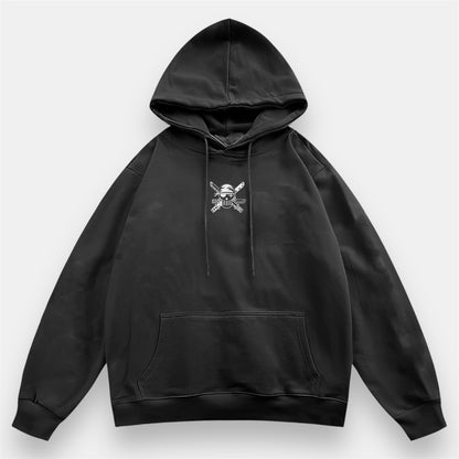 Pirate Hunter Zoro 2 Sided Black Hoodie