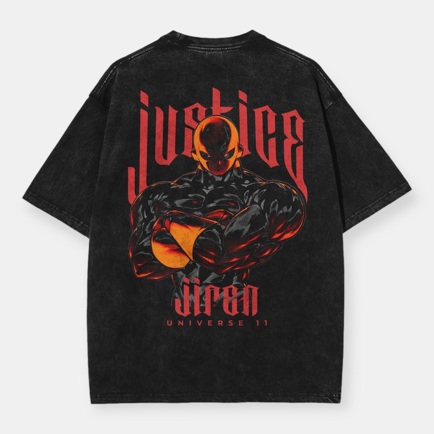 The Indestructible Justice Jiren 2 Sided Vintage Oversize T-Shirt