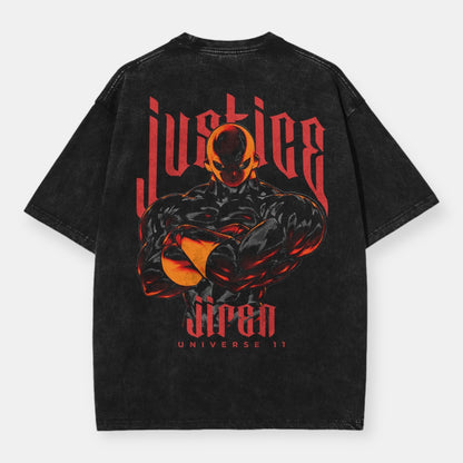 The Indestructible Justice Jiren 2 Sided Vintage Oversize T-Shirt