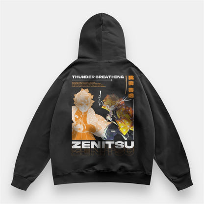 Zenitsu’s Golden Bolt 2 Sided Retro Hoodie