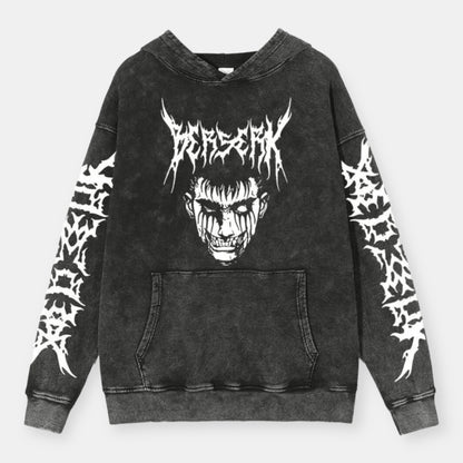 Berserk Guts Wrath Vintage Hoodie