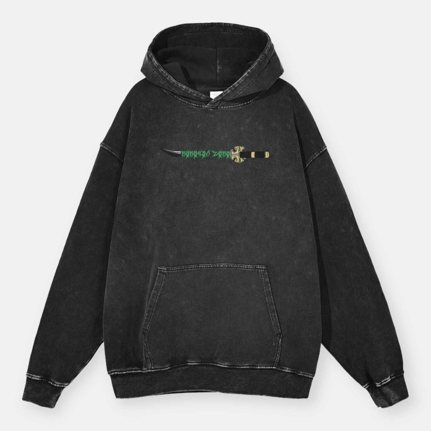 Roronoa Zoro Three Swords Vintage Hoodie