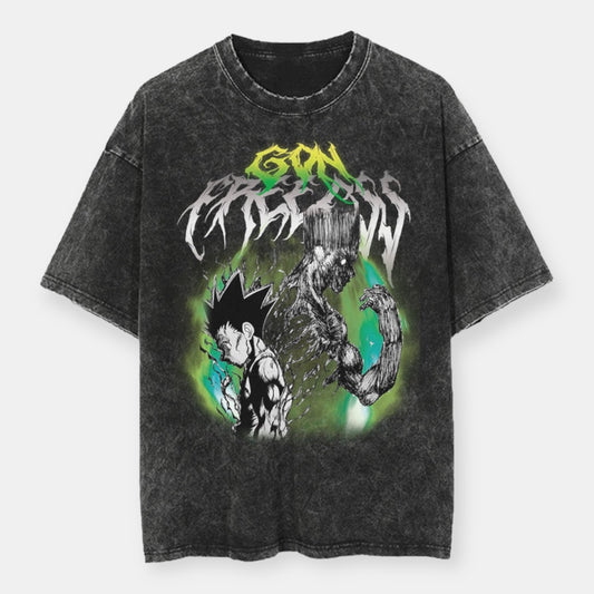 Gon Freecss Last Nen Vintage Oversize T-Shirt