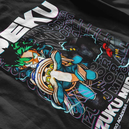 Deku’s Hero Spark 2 Sided Retro Hoodie