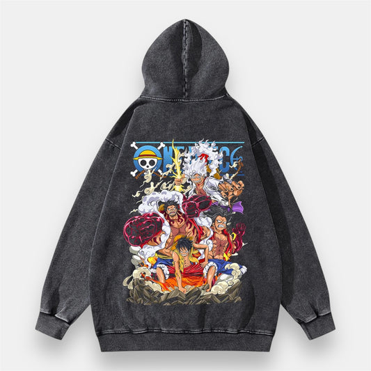 Full Gear Luffy 2 Sided Vintage Hoodie