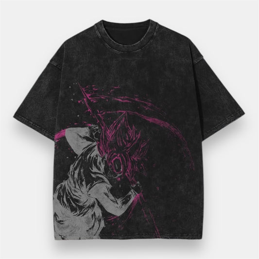 Goku Black Rose New Force Vintage Oversize T-Shirt