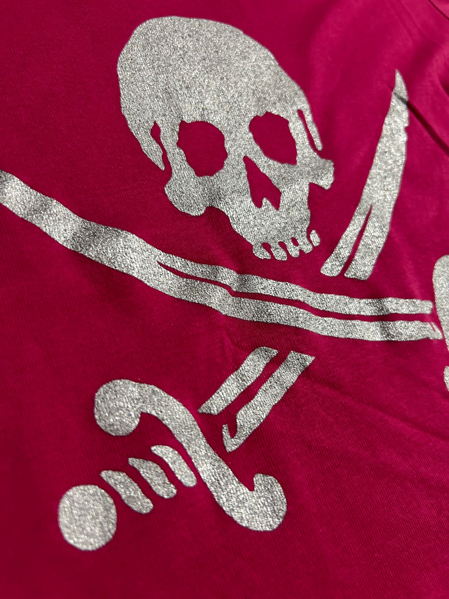 Vintage Pink Raspberry Pirate Baby Tee