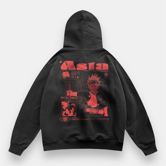 Asta Magicless Might 2 Sided Retro Hoodie