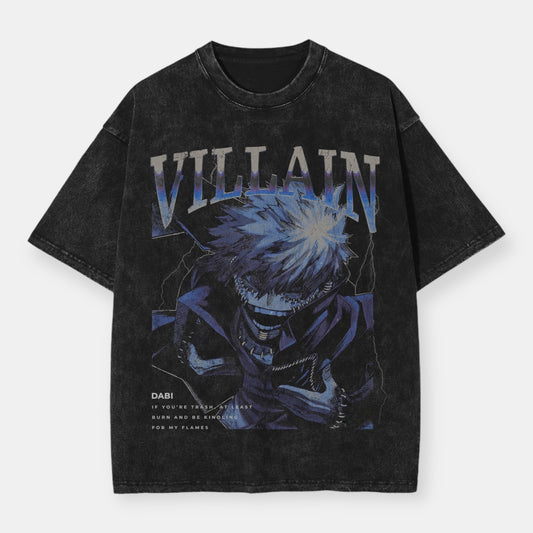 The Stitched Villain Tomura Shigaraki Vintage Oversize T-Shirt