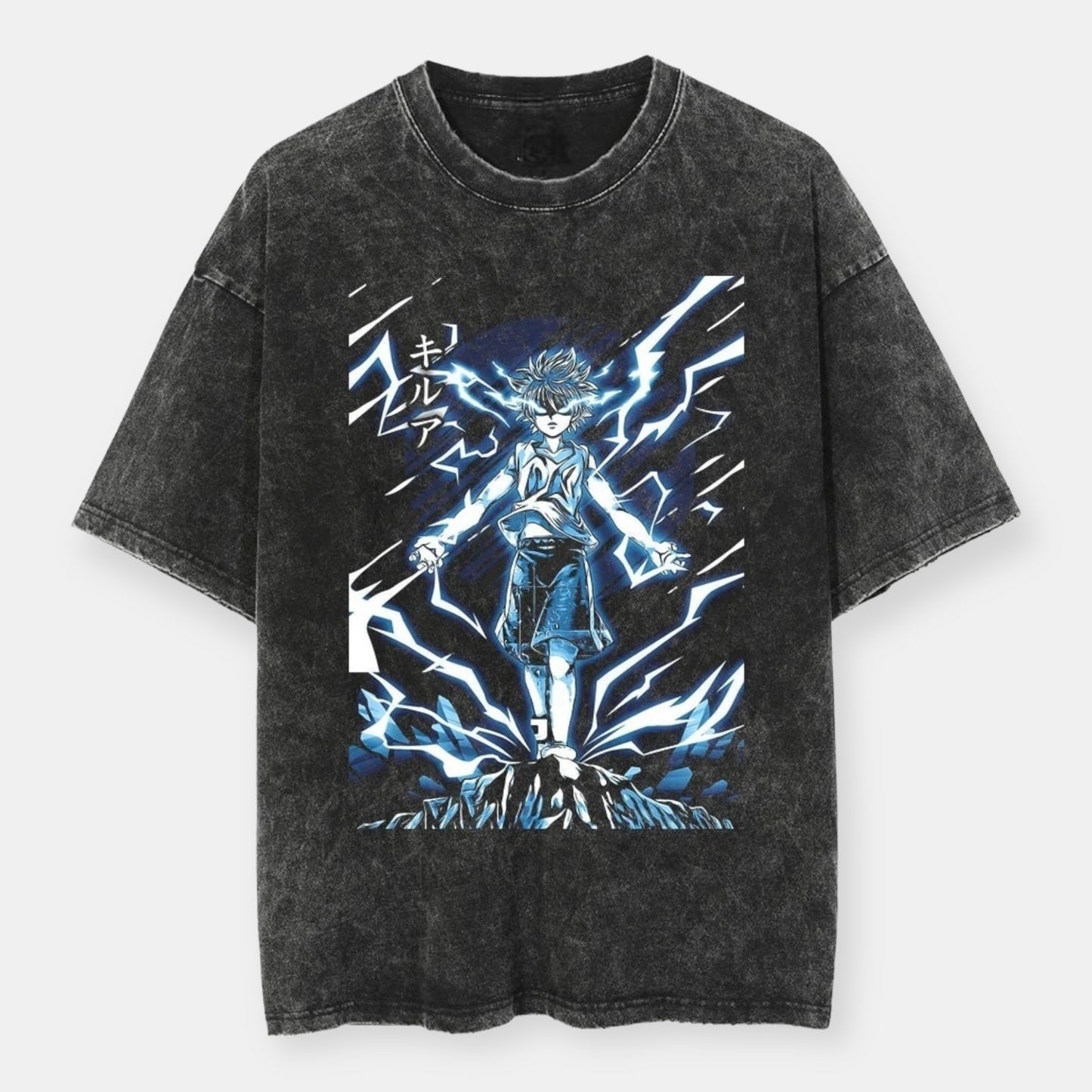 Killua Godspeed Vintage Oversize T-Shirt