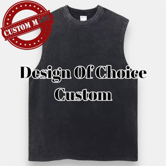 Any Custom Design Of Choice Vintage Tank Top