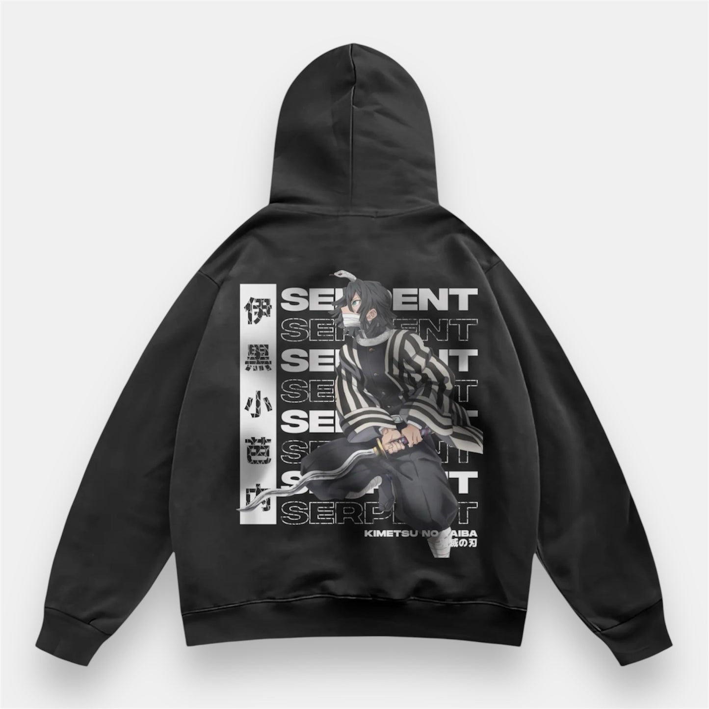 Obanai Serpent Breathing 2 Sided Retro Hoodie