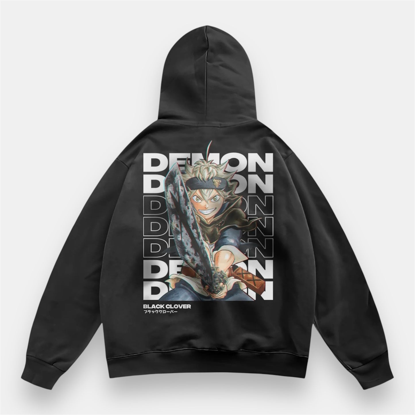 Demon Asta 2 Sided Retro Hoodie