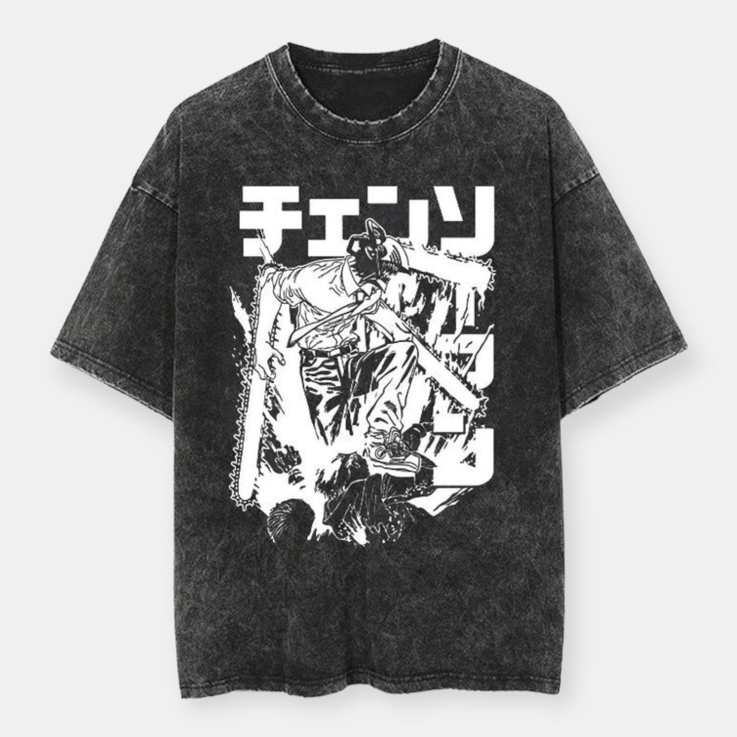 Chainsaw Man Redemption Vintage Oversize T-Shirt