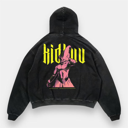 The Majin Buu 2 Sided Vintage Hoodie