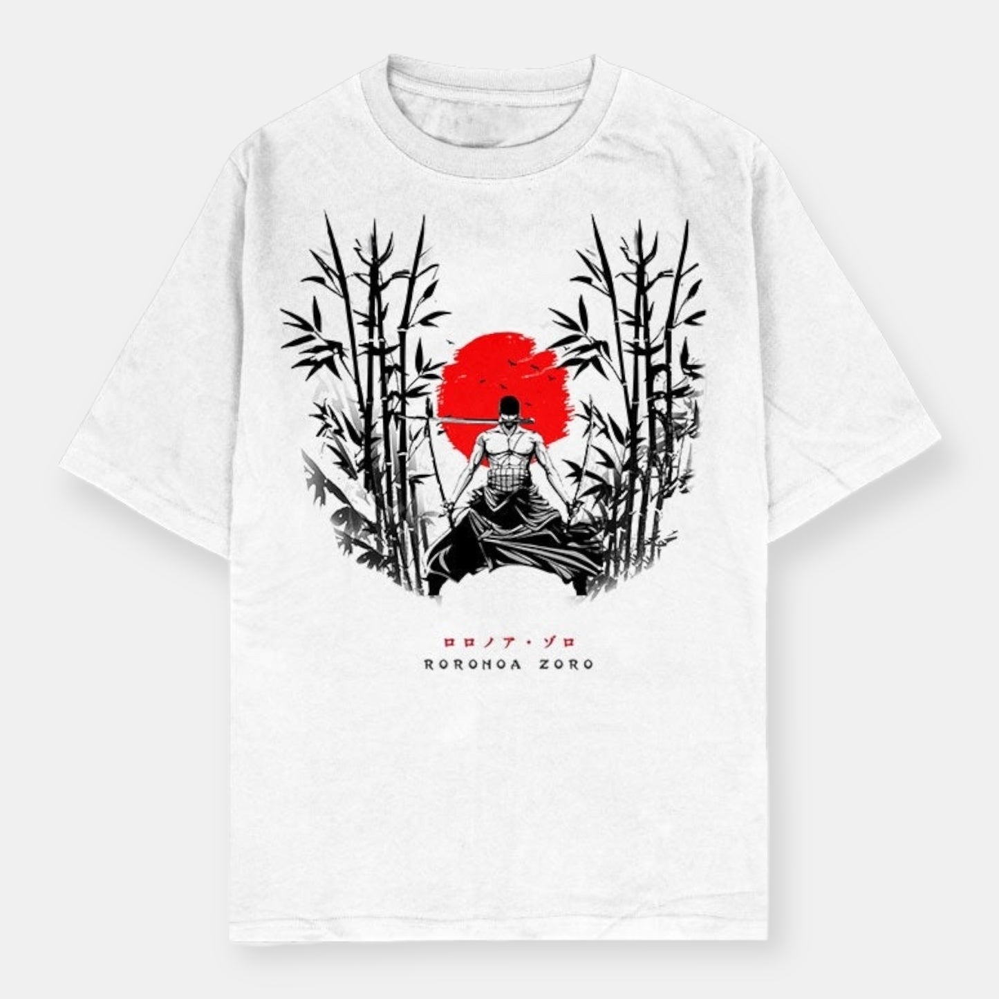 Roronoa Zoro Blood Moon Retro T-Shirt