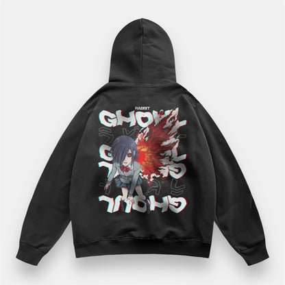 Touka The Rabbit Ghoul 2 Sided Retro Hoodie