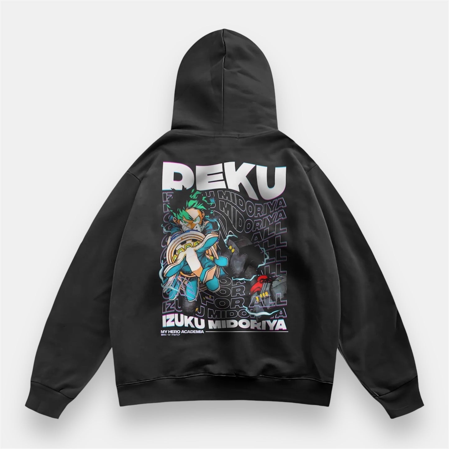 Deku’s Hero Spark 2 Sided Retro Hoodie