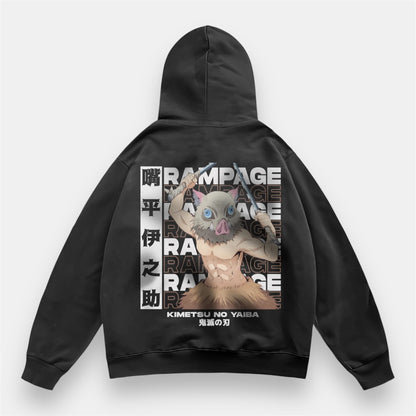 Inosuke’s Rampage 2 Sided Retro Hoodie