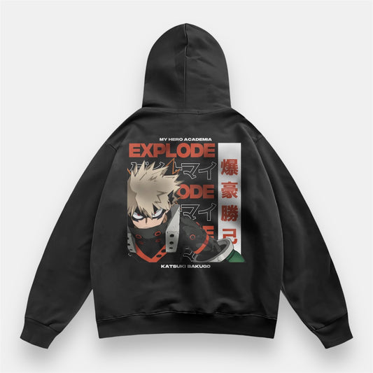 Bakugo’s Detonation 2 Sided Retro Hoodie