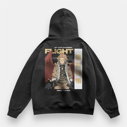 Hawk’s Flight 2 Sided Retro Hoodie