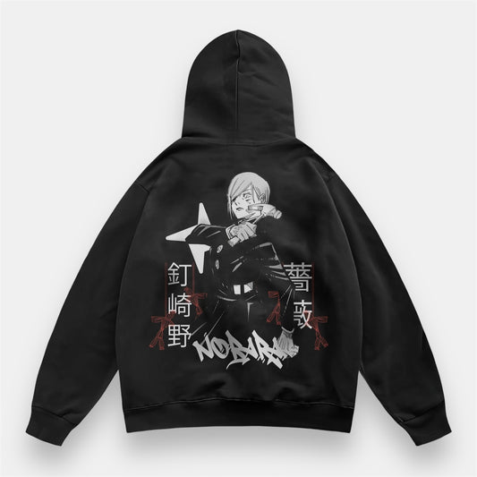 Nobara’s Nails Of Fury 2 Sided Retro Hoodie