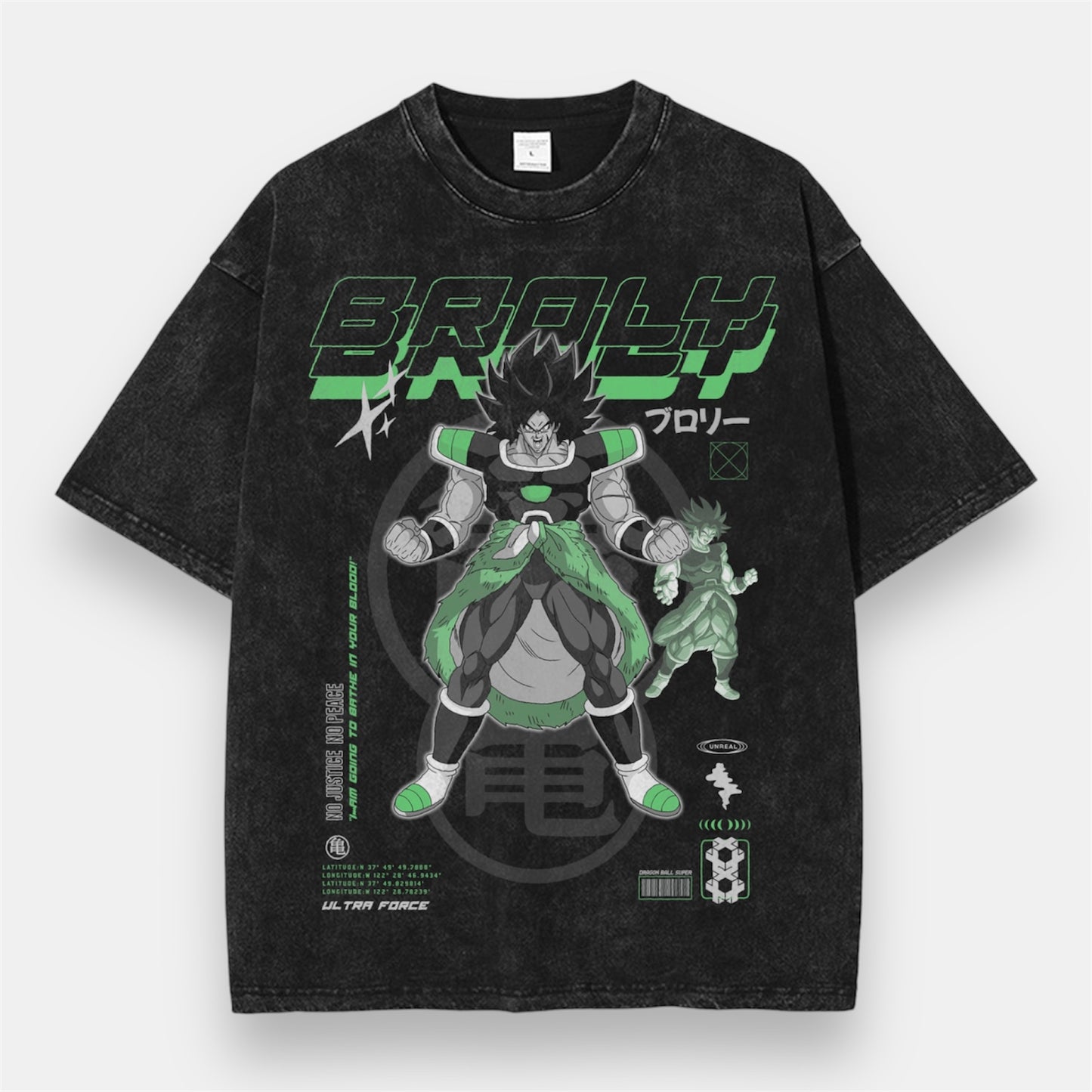 Broly’s Wrath Vintage Oversize T-Shirt