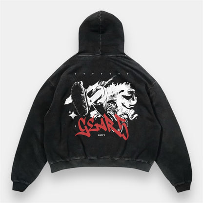 Giganto Gear 5 Luffy 2 Sided Vintage Hoodie