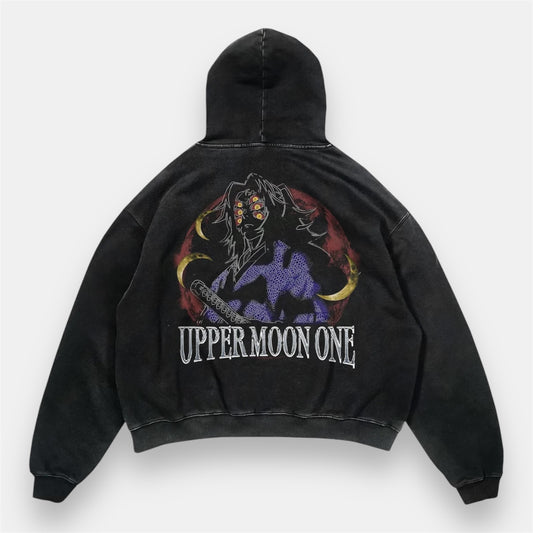 Kokushibo Upper Moon One 2 Sided Vintage Hoodie