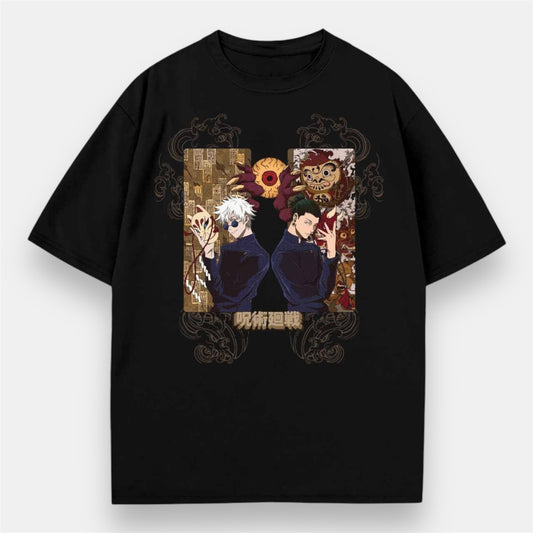 Limitless Conflict Geto And Satoru Retro T-Shirt