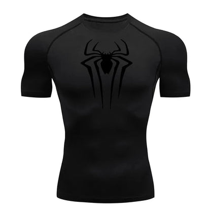 Black Spider Compression Shirt