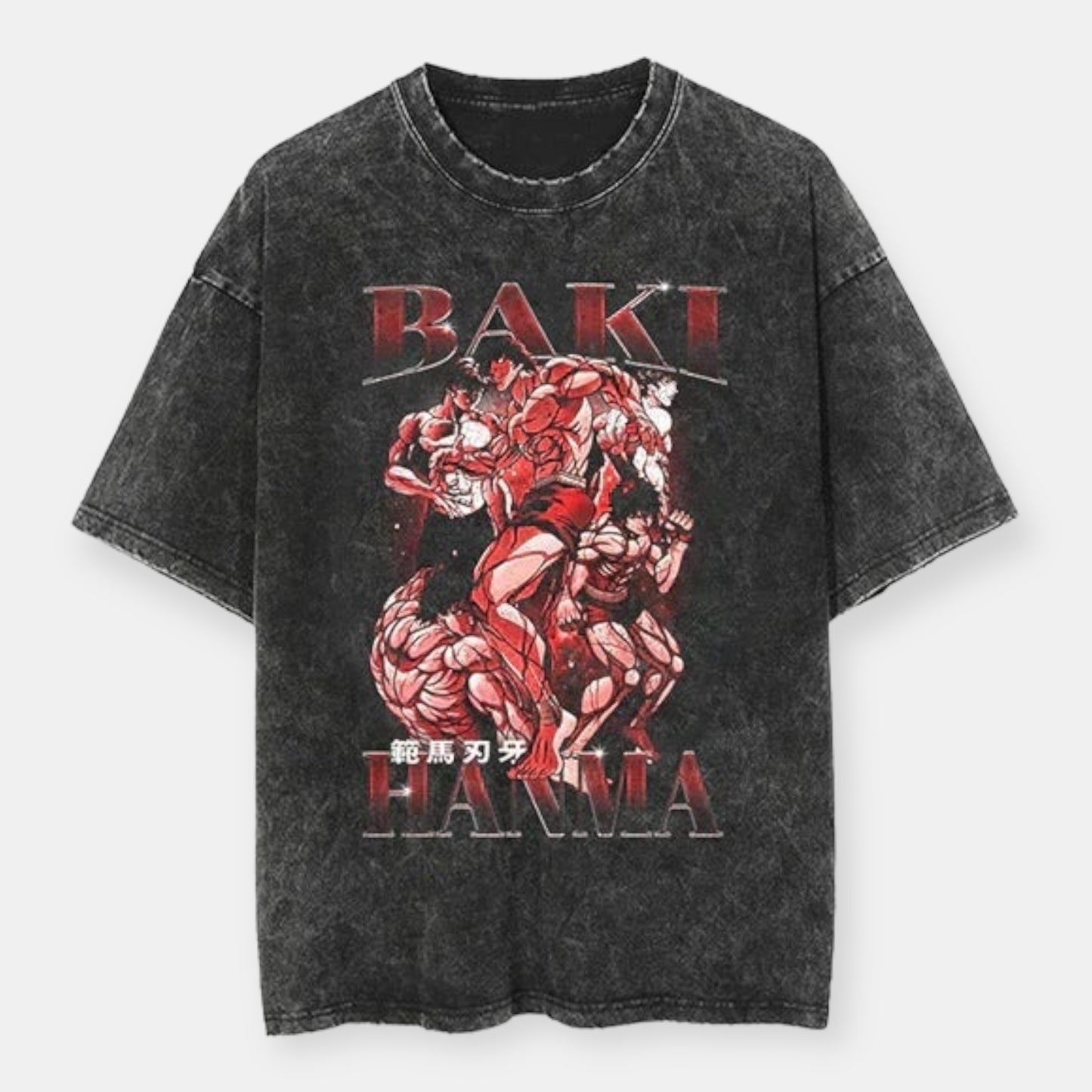 Baki Hanma Vintage Oversize T-Shirt