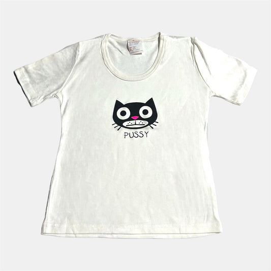 Vintage Kitty Cat Baby Tee